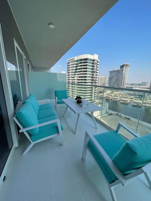 Apartament New Luxury Modern Canal View. Dubaj Zewnętrze zdjęcie